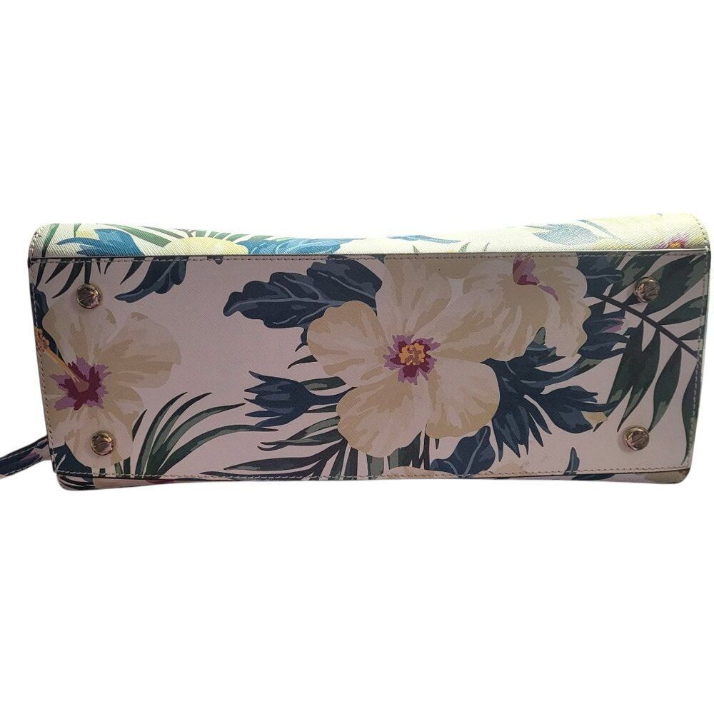 Rare Vintage Henri Bendel Tropical Floral Tote Bag - Picture 8 of 11